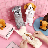 Plush Dog Pencil Case Set with Fun Stationery